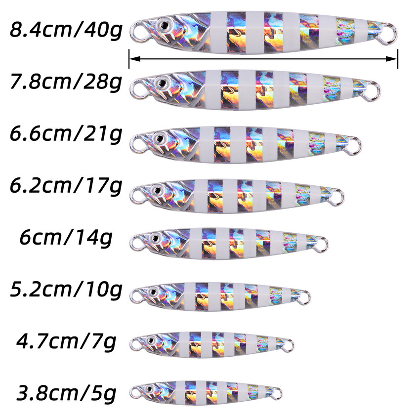 10 Stuks Metalen Jig 7G 10G 14 - Fishing Lure Spoon recensie en prijs