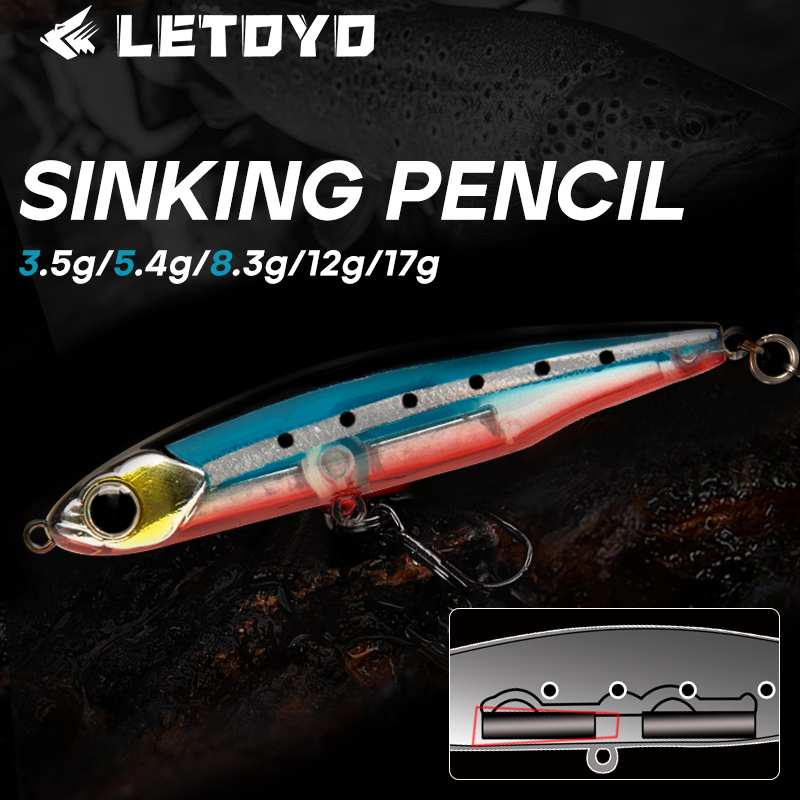 LETOYO Sinking Potlood 17g 12g - Fishing Lure Spinnerbait recensie en prijs