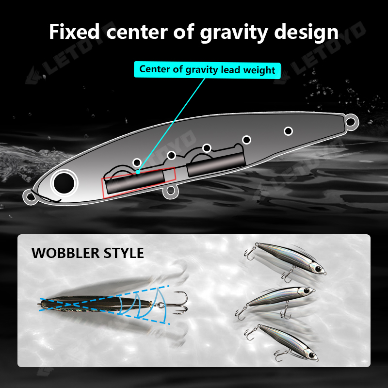 LETOYO Sinking Potlood 17g 12g - Fishing Lure Spinnerbait recensie en prijs