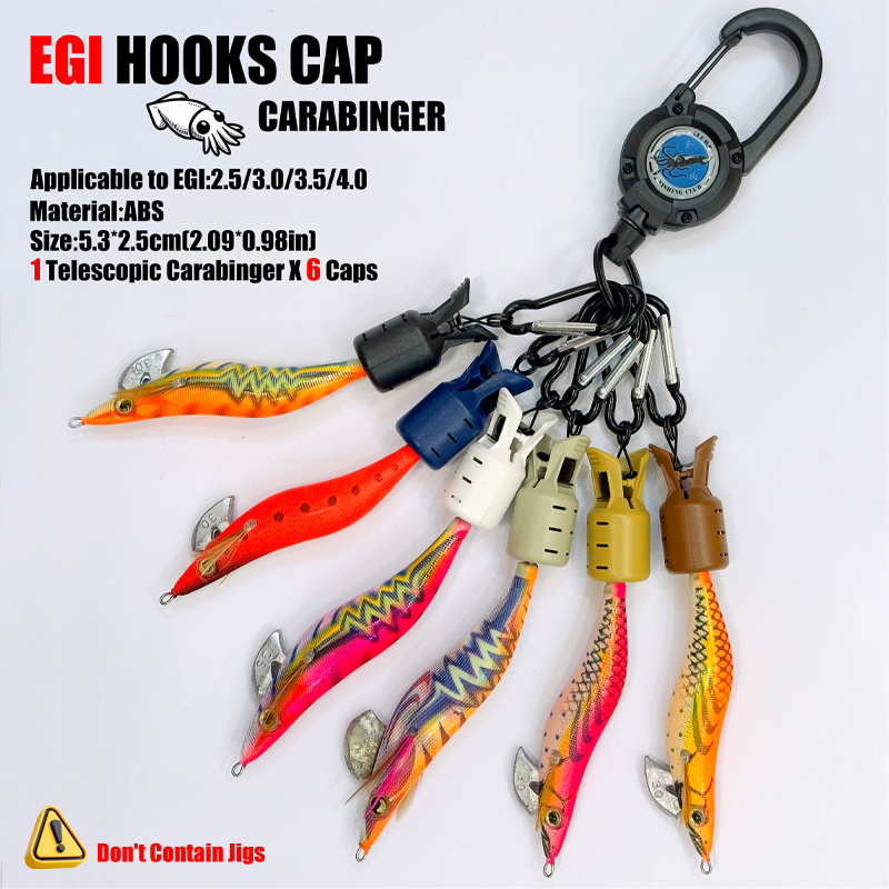 Inktvis Jig Haak Caps en Karab - Fishing Lure Accessories recensie en prijs