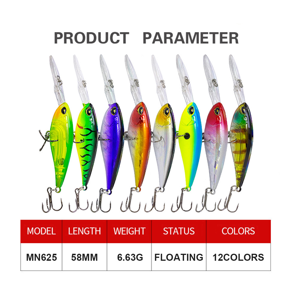 5.8Cm 6.63G Visaas Drijvende M - Fishing Lure Jerkbait recensie en prijs