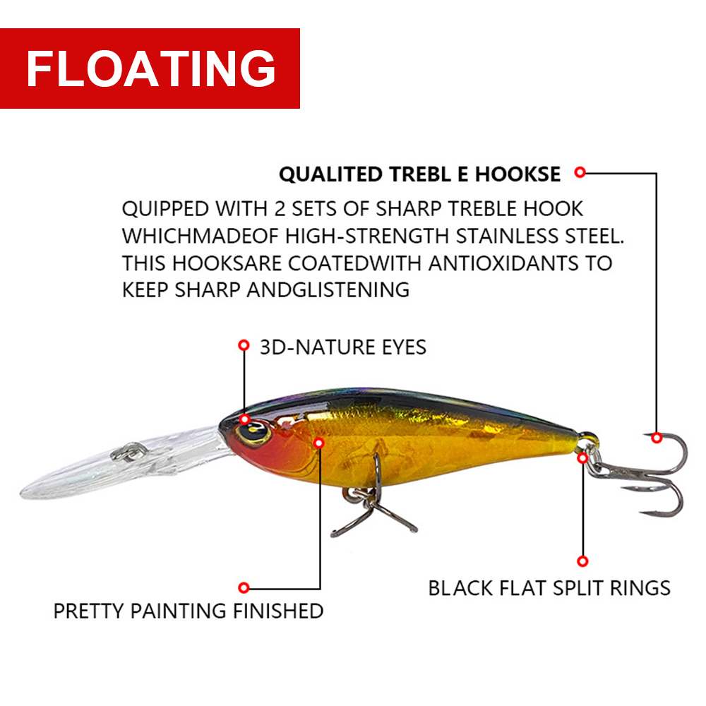 5.8Cm 6.63G Visaas Drijvende M - Fishing Lure Jerkbait recensie en prijs