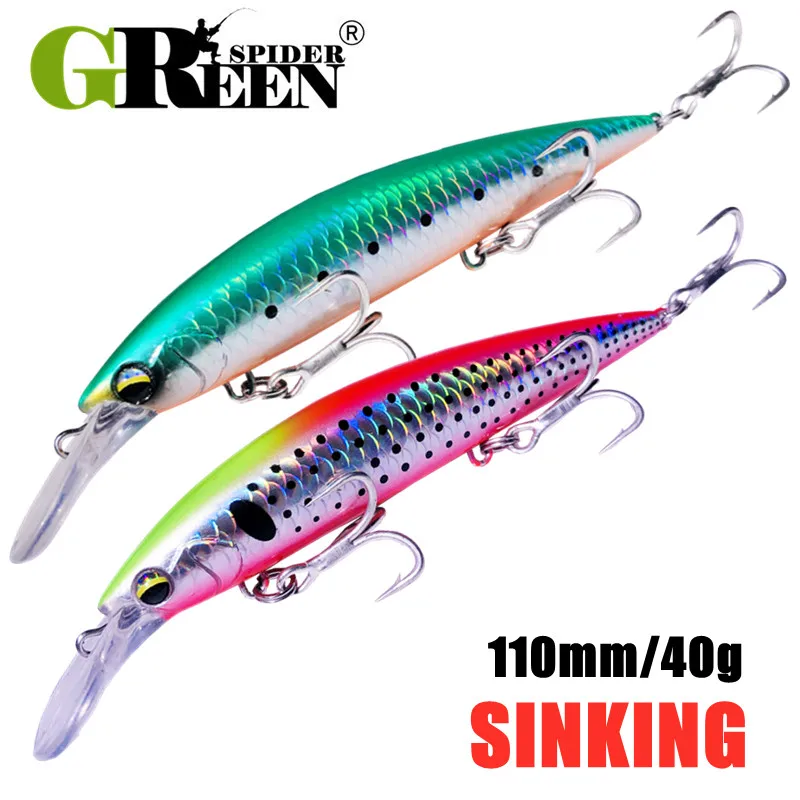 GREENSPIDER Zwaar Gewicht Minn - Fishing Lure Jerkbait recensie en prijs